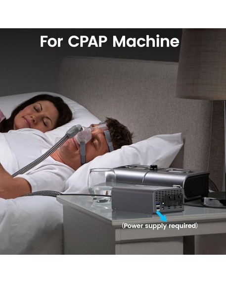 BESTEK 400W Pure Sine Wave Power Inverter DC 12V to AC 110V with PD30W USB-C QC 18W